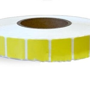 Alternative view of DIRECT THERMAL LABELS - 1" X 1", YELLOW (PMS101)